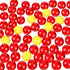 Gejoy 84 Pieces Game Replacement Balls - 4 Sets Compatible with Hungry Hungry Hippos, 76 Red & 8 Yellow Balls