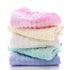 5 Pack 12x12 inches MUKIN Baby Washcloths - Natural Cotton Baby Wipes - Soft Newborn Face Towel and Washcloth