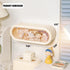 Clear Acrylic Display Case for Figures - Wall Mounted or Desktop Organizer for Collectibles, Dustproof Storage Box