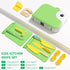 Set 3 4 5 6 7 8 Kids Kitchen Knife for Real Cooking with Storage Box Green, Montessori Kitchen Toy with Cutting Board