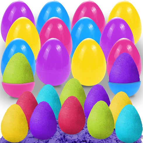 ArtCreativity Magic Sand Easter Eggs - Set of 12 Pre-Filled Easter Eggs