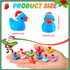 200 Fumete Pcs Christmas Mini Resin Tiny Duck Figures Miniature Christmas Hat Duck Micro Landscape Garden Dollhouse
