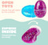 16 JOYIN Pcs Prefilled Easter Eggs with Crystal, Galaxy, Slime and Confetti Stress Relief for Kids Easter Party Favors
