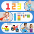 3 4 5 1-10, 3-5 4-8 Magnetic Blocks World Building Blocks Edition, STEM Educational Montessori Sensory Learning