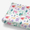 Girls Dinosaur Changing Pad Cover for Baby, Pink Purple Dino Animal Tropical Diaper Change Table Covers
