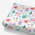 Girls Dinosaur Changing Pad Cover for Baby, Pink Purple Dino Animal Tropical Diaper Change Table Covers