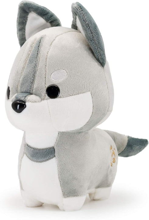 Bellzi Wolf Stuffed Animal, Soft Cute Gray Wolf Plush Toy, Gifts for All Ages, Kids, Babies, Toddlers, Wolfi