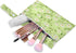Burbuja 2 Pack, 2 Daisies in Green Wet Dry Bags for Baby Cloth Diaper Waterproof Reusable Wet Bag with Zippered Pockets