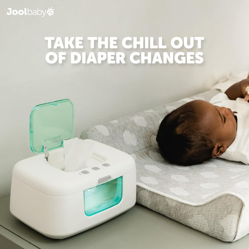 Jool Baby TinyBums Aqua Baby Wipe Warmer & Dispenser with LED Nightlight
