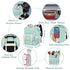 Backpack,Green backpack, Jiefeike Diaper Bag diaper bags for baby girl boy, girl diaper bag Insulated Pockets Portable