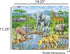 Larsen Puzzles - African Savannah - 65 Piece Children's Jigsaw Puzzle