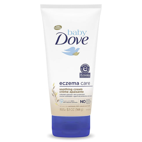 Baby Dove Soothing-Cream for Delicate Baby Skin - Eczema Care, No Artificial Perfume, Paraben Free, 5.1 oz