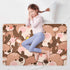 siphylline 52" 34" Cute Cartoon Elk Brown Extra Large Resuable Changing Pad Covers Soft Absorbent Potty Training Pads