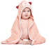 MINIBOO Hooded Baby Towels for Newborn & Toddler - Super Soft Baby Bath Towels with Hood, Highly Absorbent Viscose Made