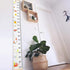 MIBOTE Baby Growth Height Chart, Handing Ruler Wall Decor for Kids, Canvas Removable Height Growth Chart 79" x 7.9"