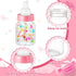36 3.5 Inch Pcs Baby Bottle Shower Favor Mini Plastic Candy Bottle Clear Bottles for Baby Shower Mini Feeding Candy Box