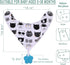Baby Bandana Drool Bibs 6-Pack & Teething Toys 6-Pack, 100% Organic Cotton, Soft Unisex