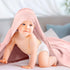6 32"x 32" 12"x 12" Preboun Pcs Muslin Hooded Baby Towels and Washcloths Cotton Newborn Bath Towel Anti-Shrink Infant