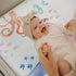 ZoUbqchY 32''16'' Colorful Ocean Animals Changing Pad Covers for Baby Girls Boys Whale Turtle Jellyfish Sea Horse