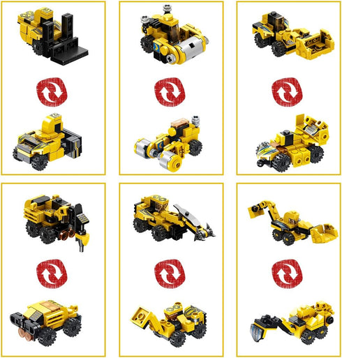 Sciencow 6 7 8 9 10 11 12 13 14 25-in-1 Sets 6-8 7-9 8-14 Robot Building Toys for Years Old Kids | Construction Blocks
