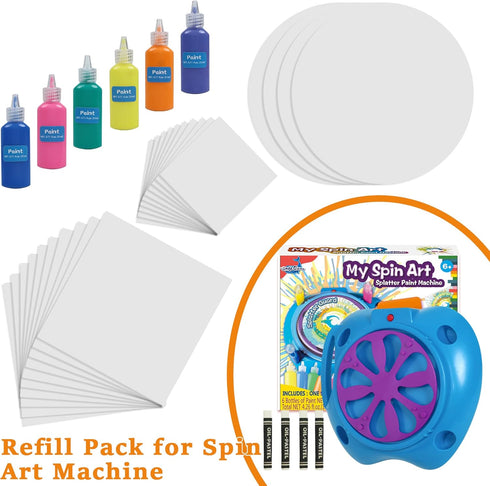 Wings Giant Spin Art Machine Variable Speed, Battery Operated Spinner - Paint Spinner with Splatter Guard, Washable