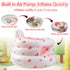 blorybim 3-36 Upgraded Inflatable Baby Seat with Safety Guardrails, Thicker Sit Me Up Floor Seat for Baby Chair Sit Me