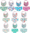 SOTOGO 20 Pieces Doll Diapers Dolls Underwear Doll Bibs for 14-18 Inch