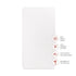 100% 360, Babyletto Organic Cotton Mini Crib Sheet, GOTS-Certified, Fitted Ultra-Soft and Breathable Muslin - Plain