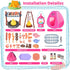 Set Set Set 3 4 5 Kids Camping with Play Tent,Campfire,Lantern,Indoor Outdoor Camping with Pop up Play Tent,Camping