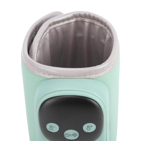 Portable,11 Settings 360 2.56 3.15in Zunate Cordless Milk Bottle Warmer Temp with Digital Display, Heating Sleeve Night
