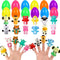 12 Pack Easter Eggs Prefilled with Animal Finger Puppets, Easter Basket Stuffers