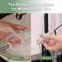 '-1pk haakaa Cleaning Brush Silicone Bottle Brush Double-Ended Soft Silicone Bristles for Breast Pumps, Breast Milk