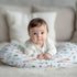 Wicbfdfv Cute Fishing Gears Fishes Blue Nursing Pillow Cover Stretchy and Soft for Baby Girls Boys Ships Reed Gear