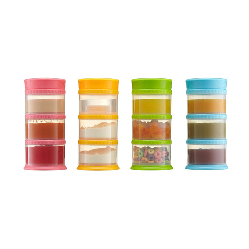 Packin' 3 12 Innobaby Smart Stackable and Portable Storage System for Formula, Liquid, Baby Snacks and More. Stackable