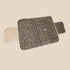 Floral Quilted Baby Diaper Changing Pad - Brown Floral Design