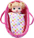 Baby Whitney 18" Pink Daisy Doll Carrier Bassinet Bed Carrier & Pillow, | Baby Doll Bassinets, Play Baby Doll Carrier