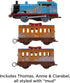 Thomas & Friends Motorized Talking Toy Train, Thomas Engine with Sounds & Passenger Cars for Kids Ages 3+