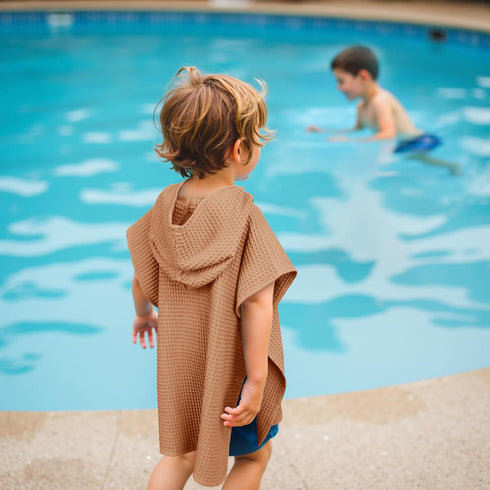 Zamlory Hooded Kids Beach Towel Soft Poncho Towel for Babies and Toddler
