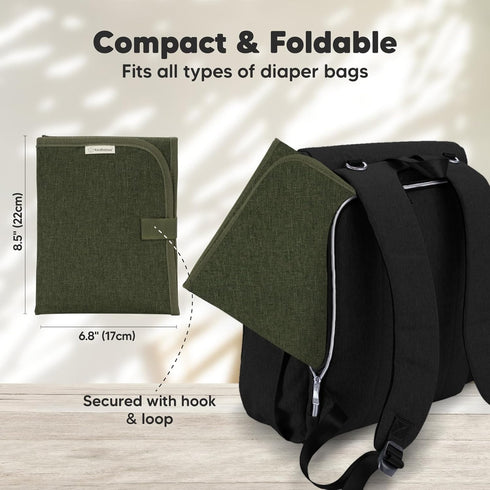 KeaBabies Portable Diaper Changing Pad and Waterproof Travel Changing Mat for Baby - Travel Diaper Change Mat