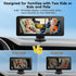 ELECROW 2 6.86" 1080P 360 Dual Baby Car Camera for Kids - Split-Screen Baby Monitor for CarSeat, Full Rotation, IR