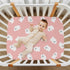 SDMKA 28x52 Inch Cute Halloween Pattern Crib Sheets for Boys Girls - Portable Microfiber Fitted Crib Sheet for Standard