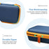 XANAD Travel Cards Case for Pokemon/Skip Bo/UNO/Playing Cards, Holds 300+ Cards, Dark Blue Storage Bag