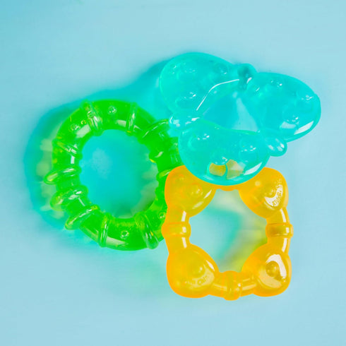 3 Bright Starts Chill & Teethe Water-Filled BPA-Free Baby Teething Toy, Ages Months+