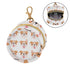 Dog Round Pacifier Storage Case with Zipper, Portable Pacifier Case for Travel, Diaper Bag & Purse, Pacifier Container