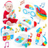 5PCS 0-18 Baby Sensory Toys - Baby Rattle Teething Toys Kits with Music, Infant Newborn Montessori Toys for Boys Girls
