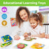 Wooden Puzzles for Toddlers Ages 1-3 - Montessori Toys with 6 Animal Patterns, Educational Learning Toys (6 Pack)