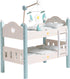 18 inch 2 ROBOTIME Baby Doll Bunk Beds, Wooden Doll Cribs for Dolls Furniture, Stackable Doll Bed Fits American Girl