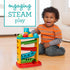 Infantino Bop & Drop Ball Tower, STEAM Educational Play, Hand-Eye Coordination Skills for Babies & Toddlers, 12M+