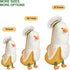 PEACH CAT Cute Banana Duck Stuffed Animal, Long Banana Chef Duck Plush Pillow for Girls and Boys