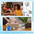 5 5 Halloscume Pcs Keyboard Adult Fidget Clicker in Styles Keyboard Fidget Keychain Cube Mechanical Key Button Clicker